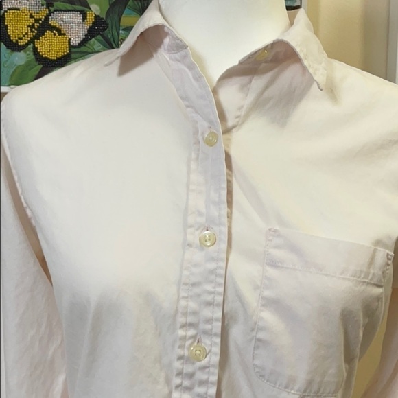 3/$20 ❤️ 𝅺EDDIE Bauer Light Pink Button Down Shirt US XS - Picture 4 of 7